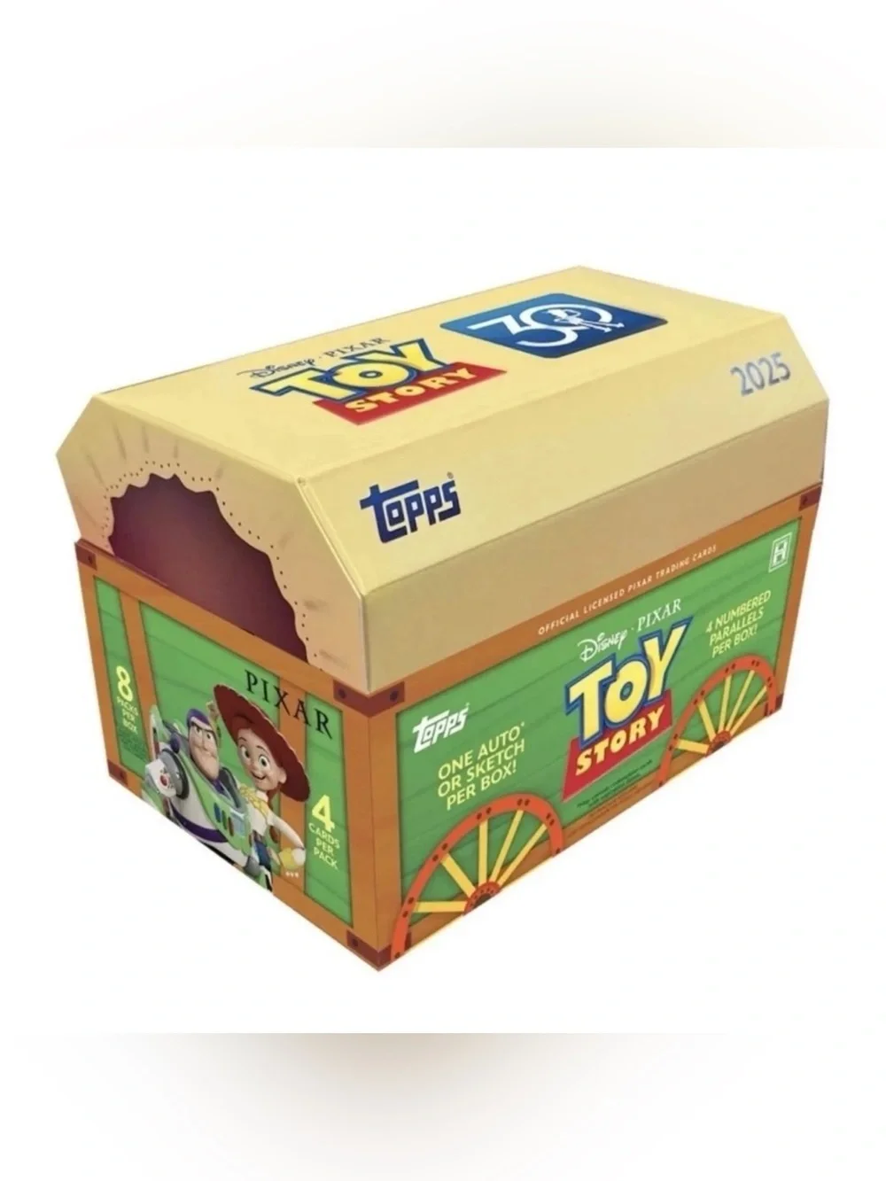 2025 Topps Disney Pixar 30 Years of Toy Story Factory Sealed Hobby Box In Hand